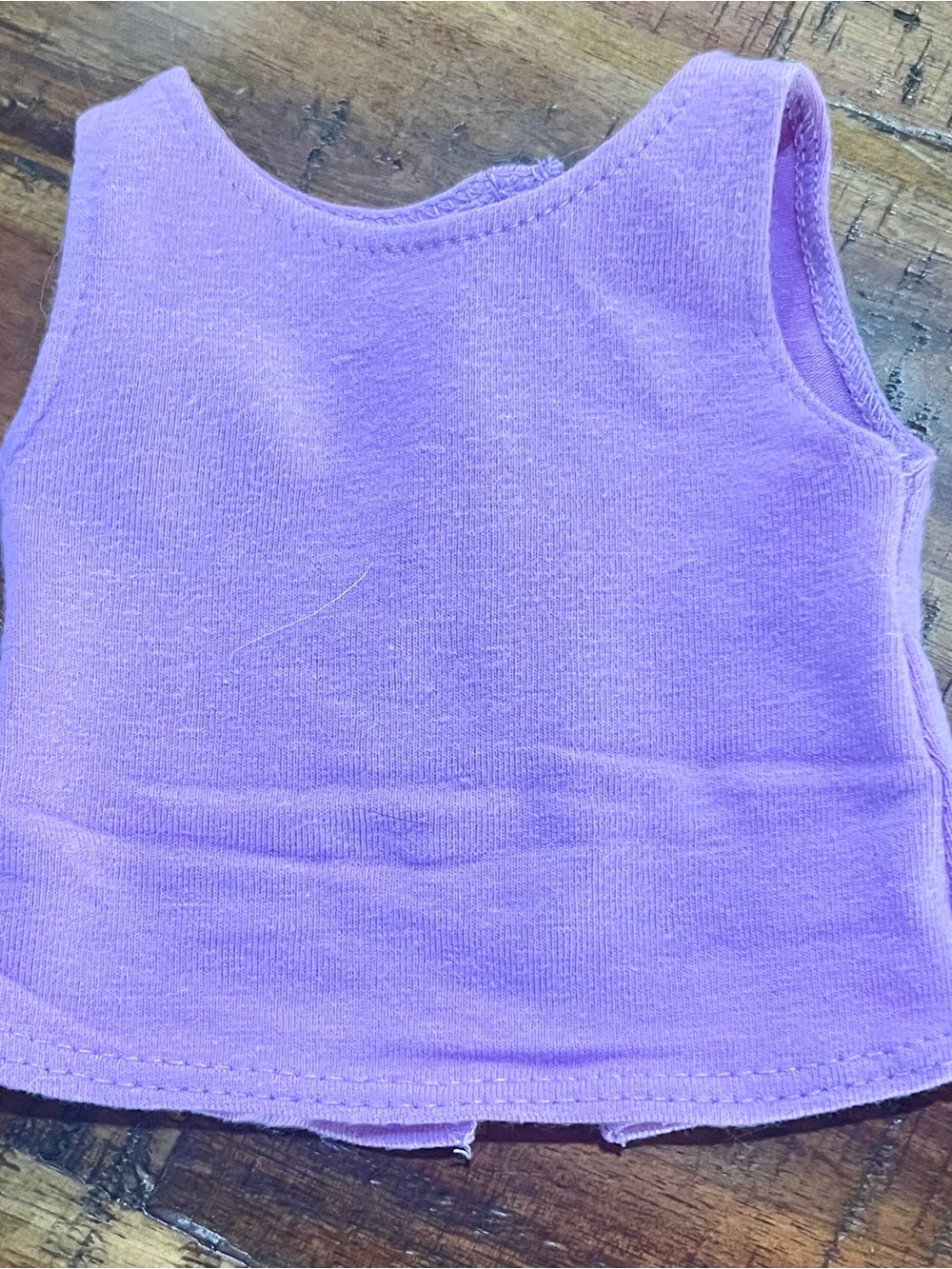 American Girl Lavender Tank Top - Classic Sleeveless Knit
